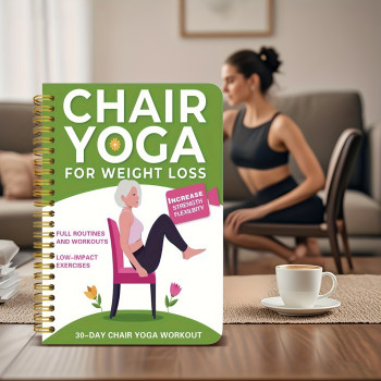  30-Day Chair Yoga Guide for Men And Women: 40 Low-Intensity Exercises to Restore Strength And Balance - Gentle Chair Yoga for Home And Office Use, Easy-to-Follow Illustrated Workout Plan,