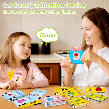 Talking Flash Cards for Toddlers 3 4 5 6 Years Old, Language Learning with 254 Words, Pocket Speech And Autism Playthings, Children's Sensory Educational Device,
