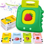Talking Flash Cards for Toddlers 3 4 5 6 Years Old, Language Learning with 254 Words, Pocket Speech And Autism Playthings, Children's Sensory Educational Device,