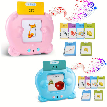 [508 Sight Words Flash Cards] Educational Talking Flash Cards for Toddlers 3+ Years | 508 Sight Words, Pocket Speech Learning Toy, Cute Bear-Shaped Preschool Gift for Kids