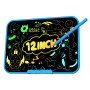 Small Model LCD Writing Tablet for Kids, 12 Inch Large Kids Drawing Pad, Rechargeable and Mess Free Coloring Kids Drawing Tablet, painting accessoryDoodle Board, Learning Toys for 3＋Year Old Boys Girls Birthday  easter gift with Quick Erase Button Blue