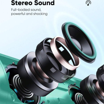 Wireless Speaker With HD Sound, IPX5 Portable Wireless, Up To 24H Playtime, TWS Pairing, BT5.3, For Home/Party/Outdoor/Beach, Electronic Gadgets, Birthday Gift (green)