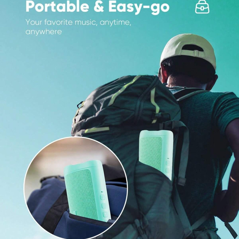 Wireless Speaker With HD Sound, IPX5 Portable Wireless, Up To 24H Playtime, TWS Pairing, BT5.3, For Home/Party/Outdoor/Beach, Electronic Gadgets, Birthday Gift (green)