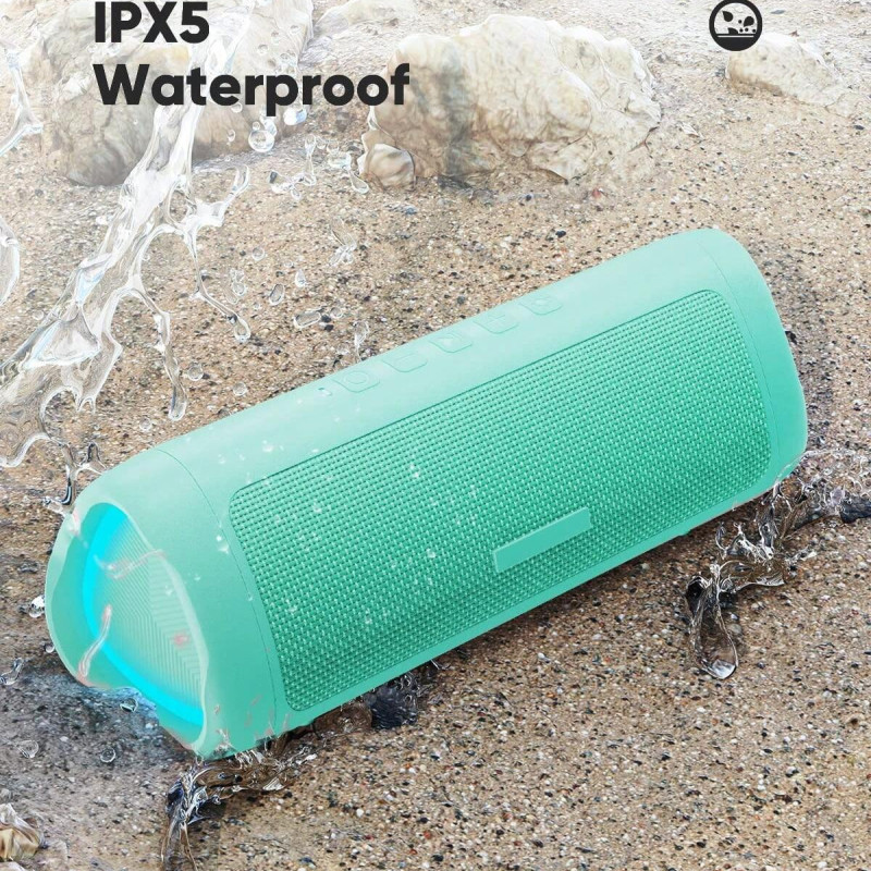 Wireless Speaker With HD Sound, IPX5 Portable Wireless, Up To 24H Playtime, TWS Pairing, BT5.3, For Home/Party/Outdoor/Beach, Electronic Gadgets, Birthday Gift (green)