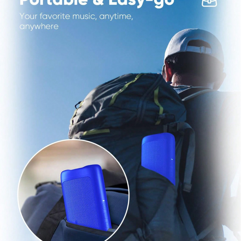 Wireless Speaker With HD Sound, IPX5 Portable Wireless, Up To 24H Playtime, TWS Pairing, BT5.3, For Home/Party/Outdoor/Beach, Electronic Gadgets, Birthday Gift (blue）