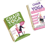 2pcs 30-Day Chair Yoga Guide for Men And Women: 40 Low-Intensity Exercises to Restore Strength And Balance - Gentle Chair Yoga for Home And Office Use, Easy-to-Follow Illustrated Workout Plan.