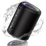 Wireless Speaker with HD Sound, Waterproof IPX4 Portable Wireless, Up to 16H Playtime, TWS Pairing, BT5.3, for Home/Party/Outdoor/Beach, Electronic Gadgets, Birthday Gift (Black)