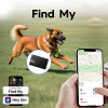 Wallet Tracker Card Air-Tag (iOS Only) - Work with Apple Find My, Bluetooth Tracker Smart Card Wallet Finder, 0.08in Slim, Item Locator for Luggage Tags, Passports, Purse.Starlight Gray