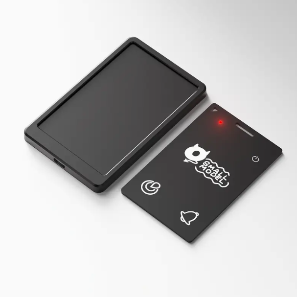 Small Model Wallet Tracker Card for Find My (iOS Only), Rechargeable Smart Key Card, Wriless Tracking Card with Lovely Images for Kids, Luggage Tag, Purse.