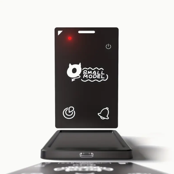 Small Model Wallet Tracker Card for Find My (iOS Only), Rechargeable Smart Key Card, Wriless Tracking Card with Lovely Images for Kids, Luggage Tag, Purse.