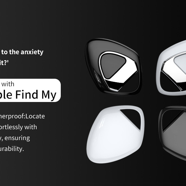 Tag Air Tracker, Trackers Like Airtgas, Luggage Tracker Works with Apple Find My [ iOS ONLY ], Key Finder Locator with Sound, 0.3oz, for (Car) Keys, Backpack, Pets, Kids