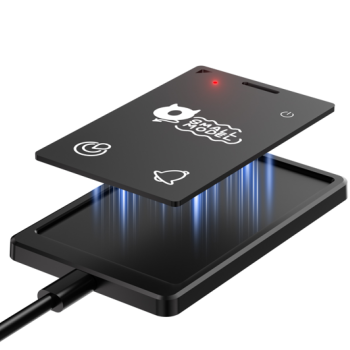 Finder Tracking Card (iOS Only) — Ultra-Thin Wallet Locator Wireless Charger