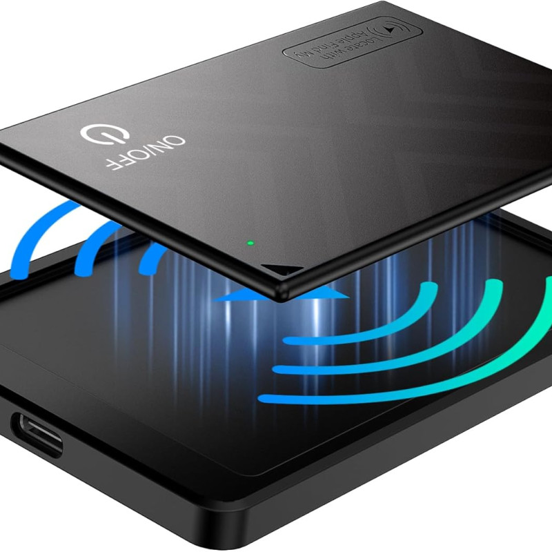 Finder Tracking Card (iOS Only) — Ultra-Thin Wallet Locator Wireless Charger