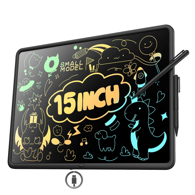 15inch Rechargeable LCD Tablets black 15inch Rechargeable LCD Tablets black