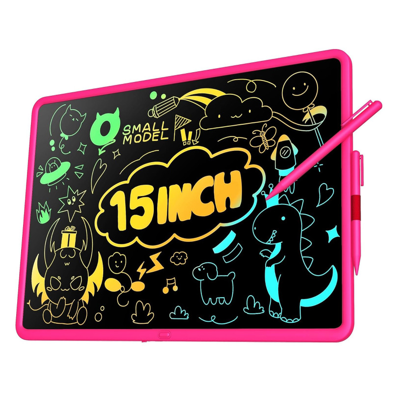 15inch Rechargeable LCD Tablets pink 15inch Rechargeable LCD Tablets pink