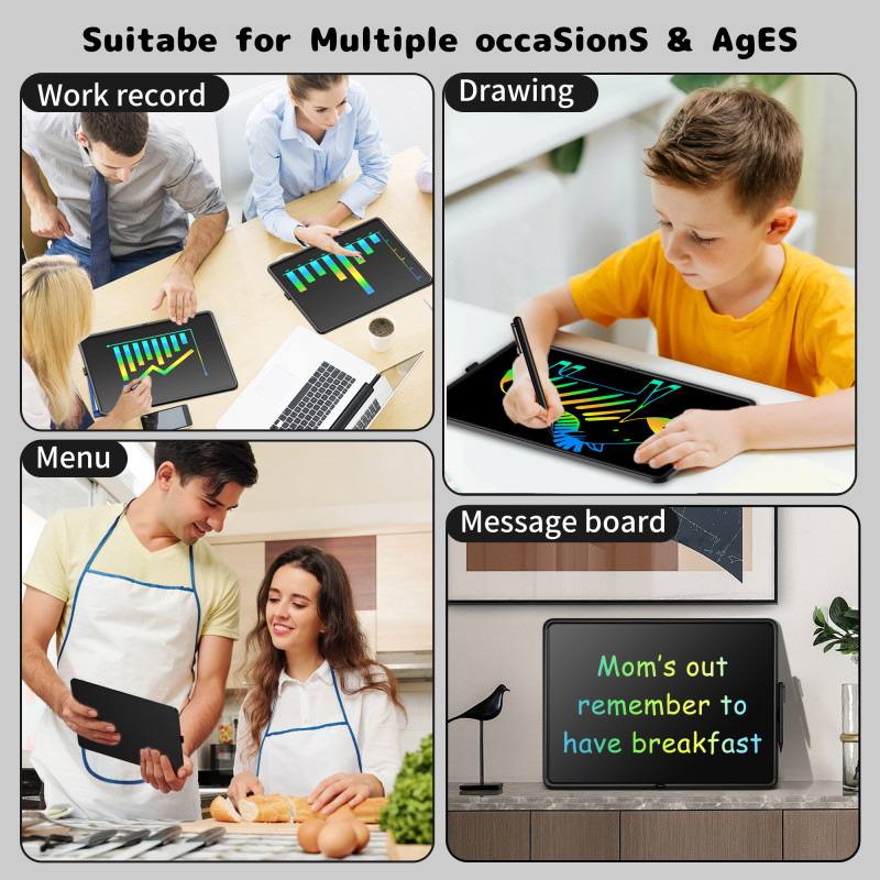 20inch Rechargeable LCD Tablets black 20inch Rechargeable LCD Tablets black