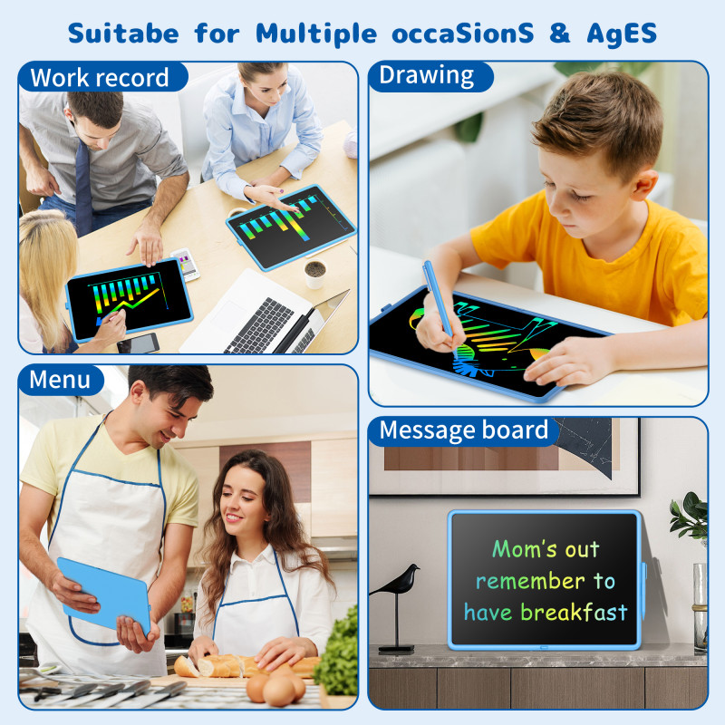 20inch Rechargeable LCD Tablets blue 20inch Rechargeable LCD Tablets blue